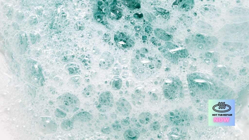 get rid of foamy water in hot tub